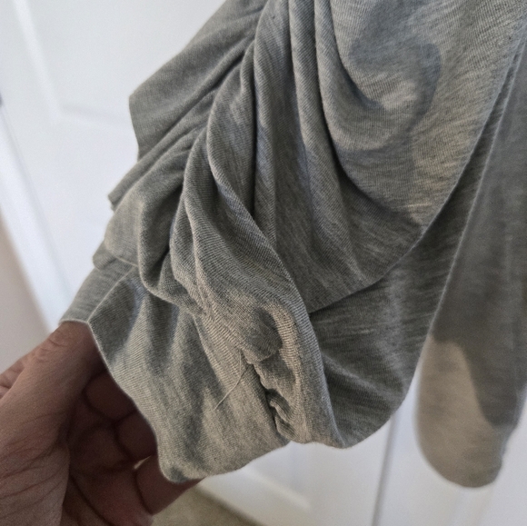 NWT Cherish gray ruffle top - Picture 5 of 5